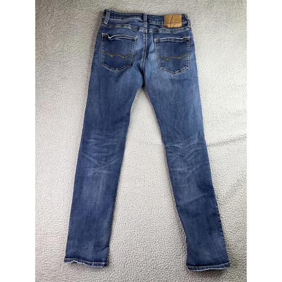 American Eagle Jeans Mens 31x32 Fits 30x34 Slim Straight Stretch Extreme Flex - Picture 11 of 12